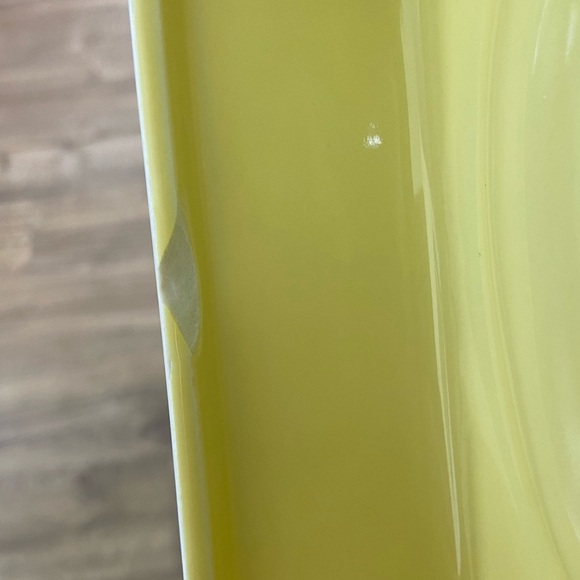 Vintage Westinghouse by Hall China Co Butter Dish Yellow USA MCM Kitchen 50s 60s - Picture 7 of 11